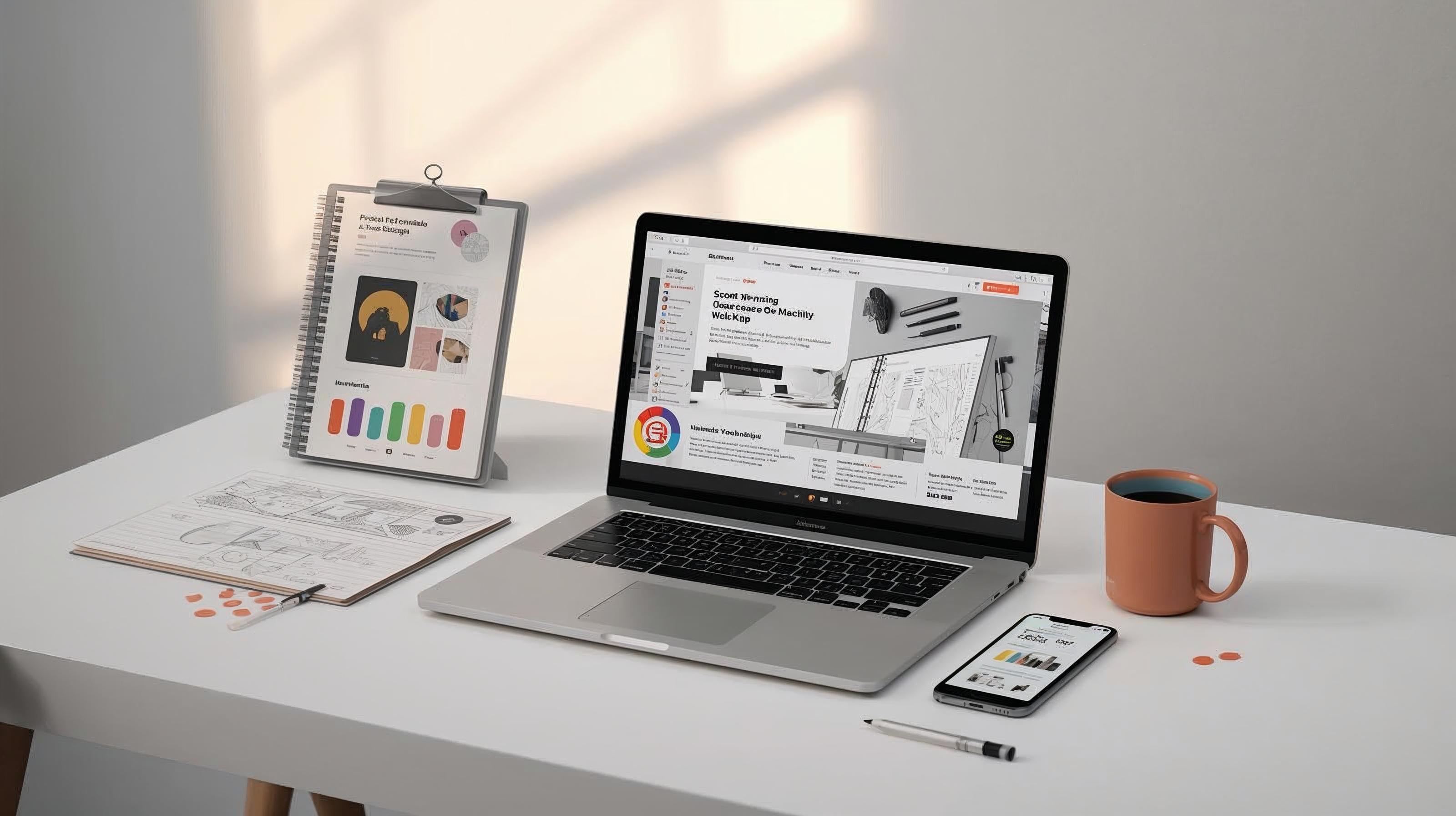Example of a custom-built business website by Boost Local Business, showcasing a streamlined user interface and professional branding as part of a comprehensive website design service.